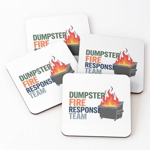 Item preview, Dumpster Fire Response Team Leader Emergency Raccoon Response Command designed and sold by SkeletonsDanger.