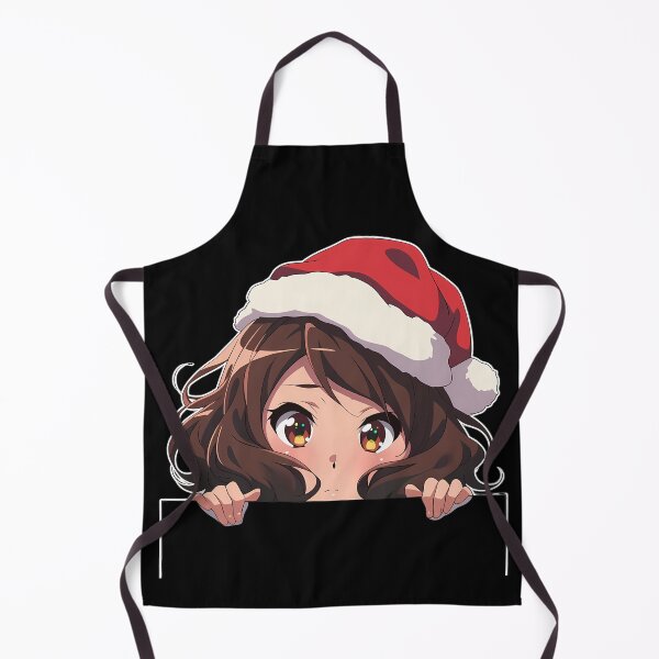 Item preview, Kumiko Oumae Sound Euphonium Anime Girl Christmas Chibi Kawaii Waifu Peeker designed and sold by thedarvills.