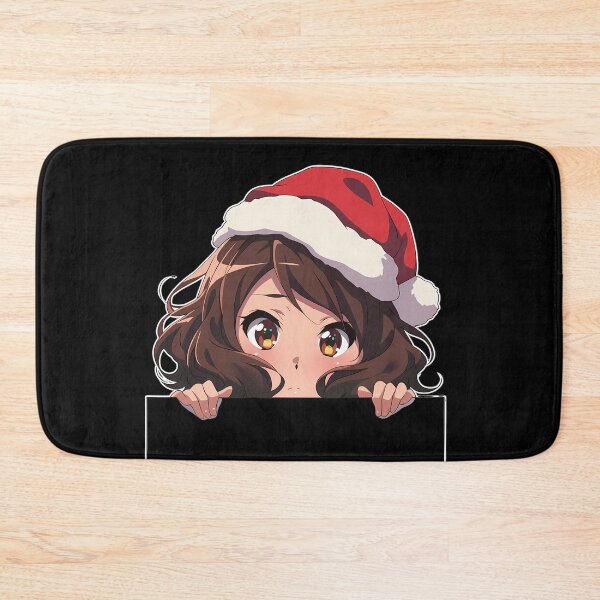 Item preview, Kumiko Oumae Sound Euphonium Anime Girl Christmas Chibi Kawaii Waifu Peeker designed and sold by thedarvills.