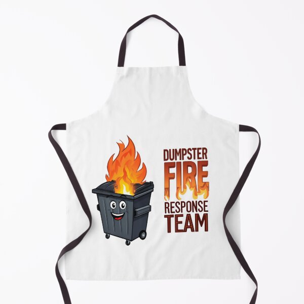 Item preview, Dumpster Fire Response Team Leader Station of Ongoing Garbage Mayhem designed and sold by SkeletonsDanger.