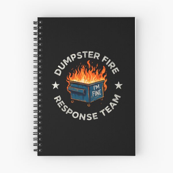 Item preview, Dumpster Fire Response Team Leader Unit of Chaotic Garbage Intervention designed and sold by SkeletonsDanger.