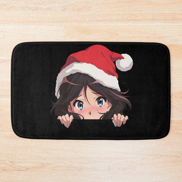 Item preview, Nozomi Kasaki Sound Euphonium Anime Girl Christmas Chibi Kawaii Waifu Peeker designed and sold by thedarvills.