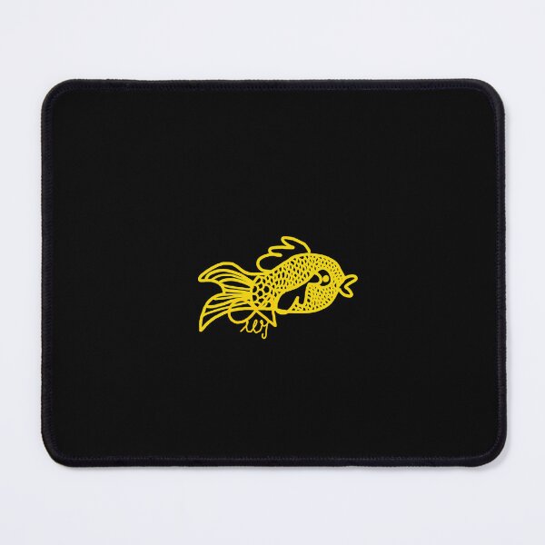 Item preview, LaMaisonOfMY HANDDRAWN MY AMAZING GOLDFISH COLLECTION GOLD GOLDFISH On BLACK designed and sold by LaMaisonOfMY.