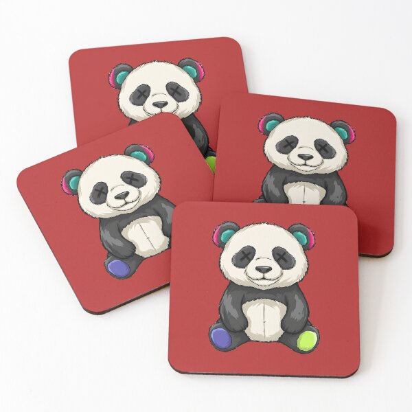Item preview, A PLUSH PANDA WITH EYES CLOSED designed and sold by infinitearte.