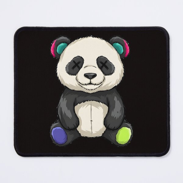 Item preview, A PLUSH PANDA WITH EYES CLOSED designed and sold by infinitearte.