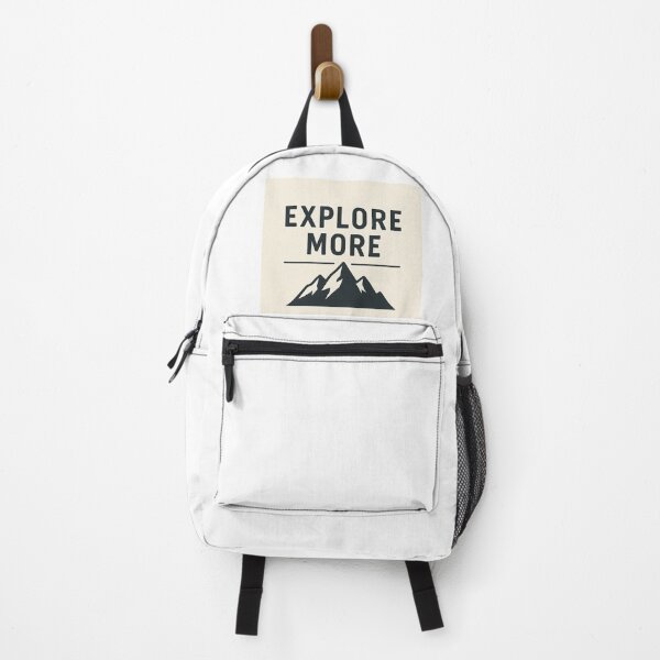 Item preview, Explore More – Minimalist outdoor & travel motif in high resolution designed and sold by Cleveralltag.