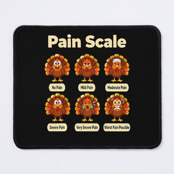 Item preview, Assessment Trauma Pain Pain Vintage Thanksgiving Scale Turkey Funny Nurse designed and sold by PAMELANUNZIO.