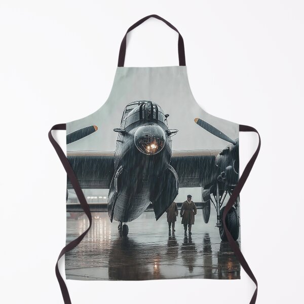 Item preview, Bomber Command Lancaster On the Tarmac with Ground Crew Nearby designed and sold by Skyframe Aviation.