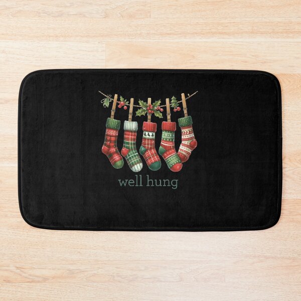 Item preview, Watercolor Christmas Stockings Clipart designed and sold by sauruscreated.
