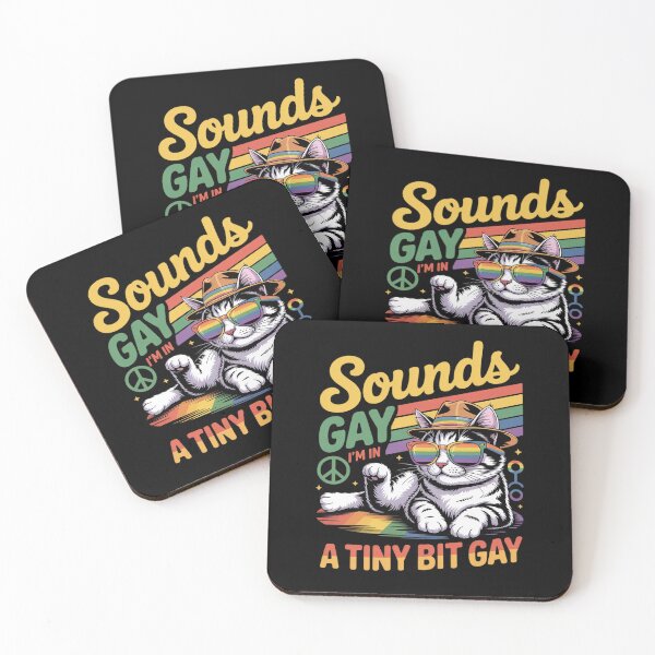 Item preview, Sounds Gay Im In Lesbian Cat Lesbians Pride designed and sold by VerseFarm.