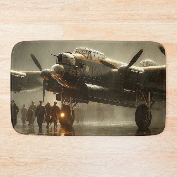 Item preview, WWII Lancaster Before Departure as the Team Prepares designed and sold by Skyframe Aviation.