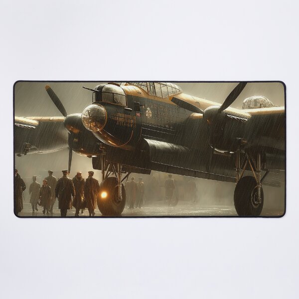 Item preview, WWII Lancaster Before Departure as the Team Prepares designed and sold by Skyframe Aviation.