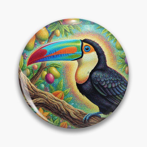 Item preview, Toucan on tree. designed and sold by Shak Stickers.