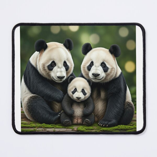Item preview, panda family designed and sold by MurtazaMosavi.