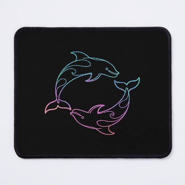 Item preview, Tie Dye Dolphins Swimming designed and sold by LegendsArt75.