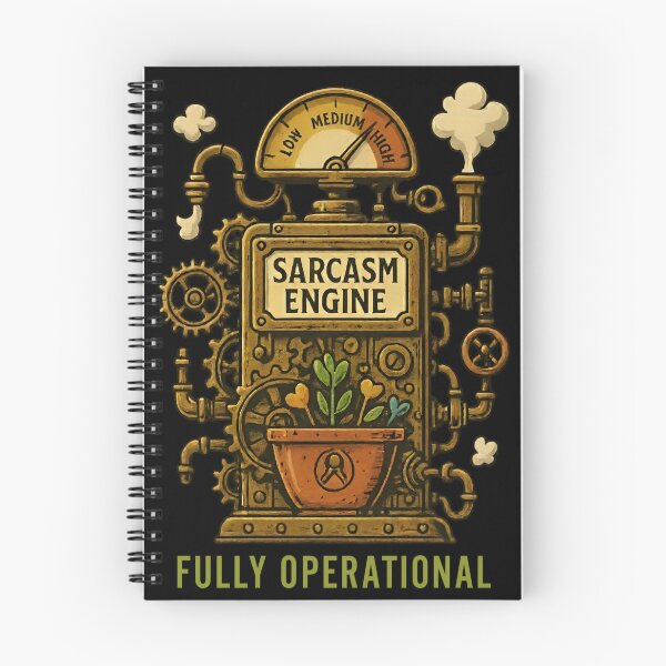Item preview, Sarcasm Engine – Fully Operational Steampunk Humor designed and sold by SidTastic .