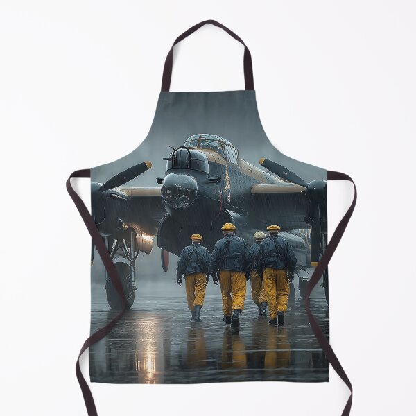 Item preview, Bomber Command Lancaster Ready for Mission in Early Morning Light designed and sold by Skyframe Aviation.