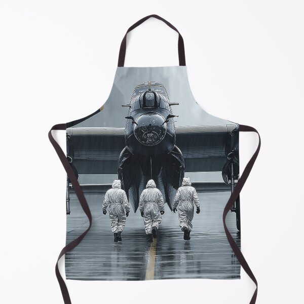 Item preview, WWII Lancaster Awaiting Takeoff as Pilots Prepare for Sortie designed and sold by Skyframe Aviation.