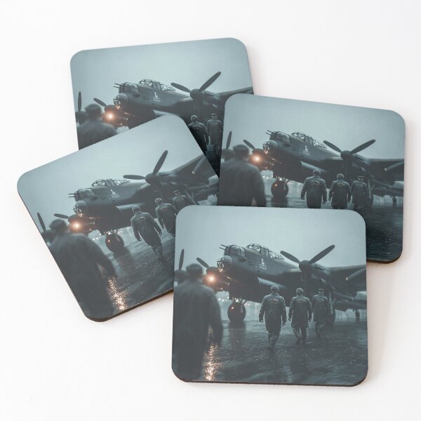 Item preview, Classic Lancaster Aircraft Ready for Mission in Wartime England designed and sold by Skyframe Aviation.
