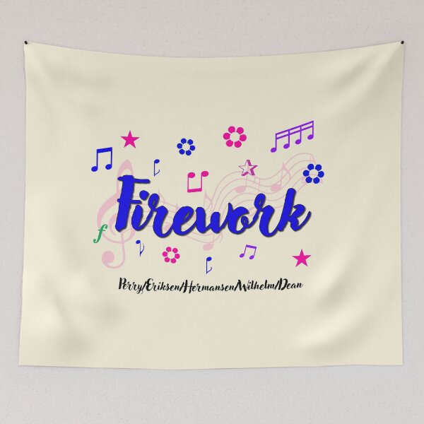 Item preview, Firework Popular Song Title designed and sold by CharlottePlaceArt.
