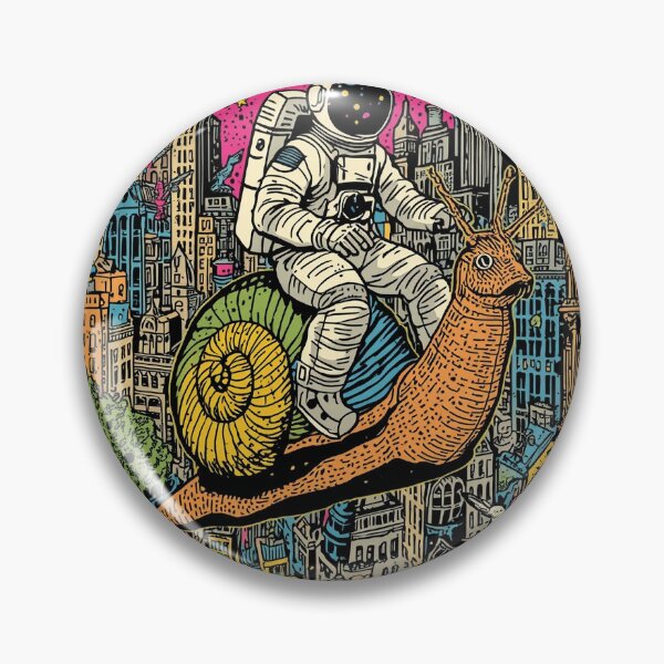 Item preview, Cosmic Snail Commute designed and sold by PictorialWhimsy.