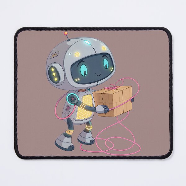 Item preview, Delivery robot stuck in cables designed and sold by Neural-canvas.