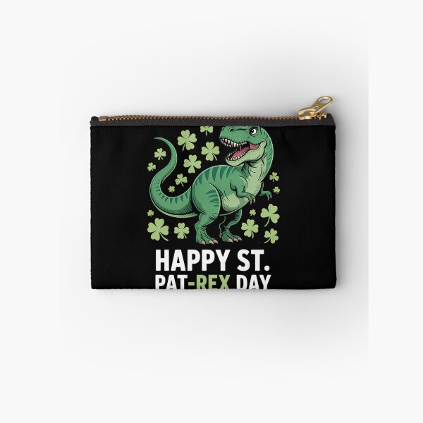 Item preview, Happy St Patricks Day T-Rex and Shamrocks St Patty's Day designed and sold by ValerieRodrigue.