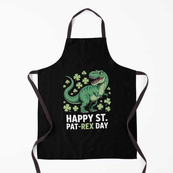Item preview, Happy St Patricks Day T-Rex and Shamrocks St Patty's Day designed and sold by ValerieRodrigue.