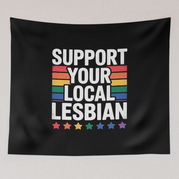 Item preview, Support your local Lesbian designed and sold by VerseFarm.