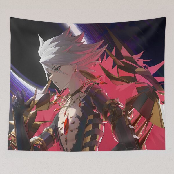 Item preview, Red Lancer Karna Fate Grand Order Cosmic Crimson Warrior Anime Divine Energy designed and sold by thedarvills.