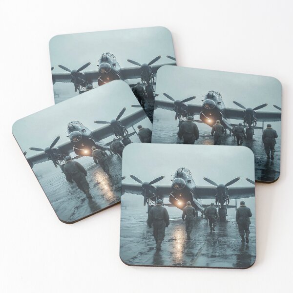 Item preview, Bomber Command Lancaster Ready for Mission with Ground Crew Nearby designed and sold by Skyframe Aviation.