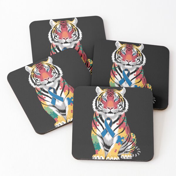 Item preview, Tiger Puzzle Autism Awareness Autistic Womens Mens Kids designed and sold by LegendsArt75.
