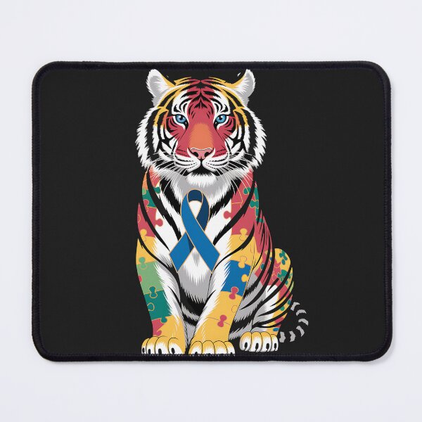 Item preview, Tiger Puzzle Autism Awareness Autistic Womens Mens Kids designed and sold by LegendsArt75.