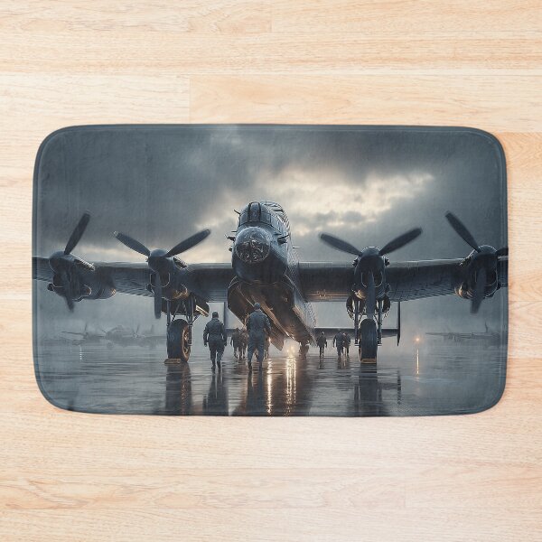 Item preview, RAF Lancaster Under Cloudy Skies in Wartime England designed and sold by Skyframe Aviation.