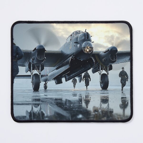 Item preview, Avro Lancaster On Standby as the Crew Heads Out designed and sold by Skyframe Aviation.