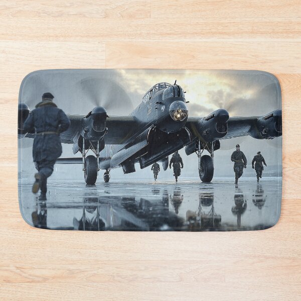 Item preview, Avro Lancaster On Standby as the Crew Heads Out designed and sold by Skyframe Aviation.