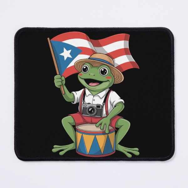 Item preview, Frog Puerto Rico Flag Boricua  designed and sold by JonGogue.
