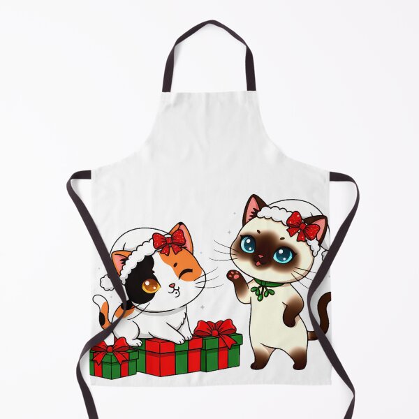 Item preview, Cute Cats & Christmas Gifts | Winking Kitten with Mistletoe Collar & Sparkle Bows designed and sold by meesub.
