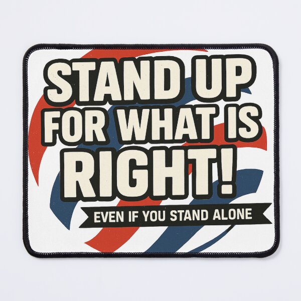 Item preview, Stand Up For What Is Right – Courage Quote designed and sold by the-dovlat.