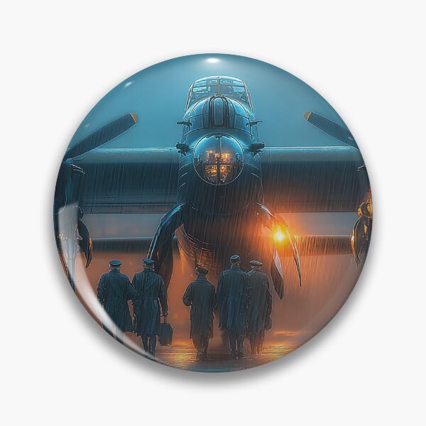 Item preview, WWII Lancaster Before Departure in Early Morning Light designed and sold by Skyframe Aviation.