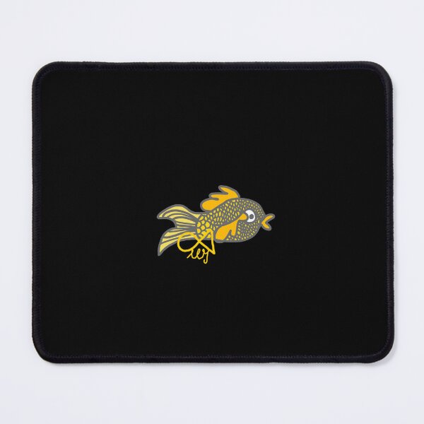 Item preview, LaMaisonOfMY HANDDRAWN MY AMAZING GOLDFISH COLLECTION PRETTY GOLDFISH V2 On BLACK designed and sold by LaMaisonOfMY.