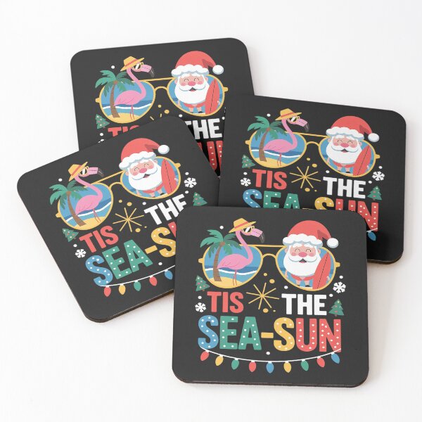 Item preview, Tis The Sea Sun Santa Beach Summer Christmas In July Summer 2 designed and sold by LegendsArt75.