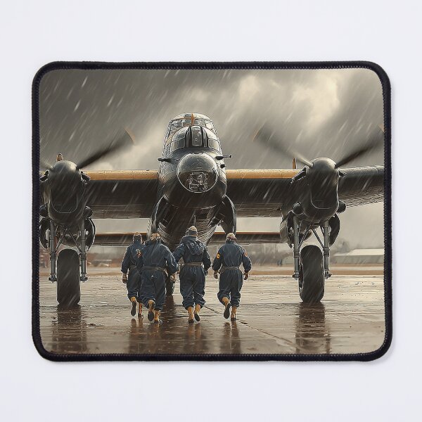 Item preview, Legendary Lancaster In the Morning Light before Takeoff designed and sold by Skyframe Aviation.