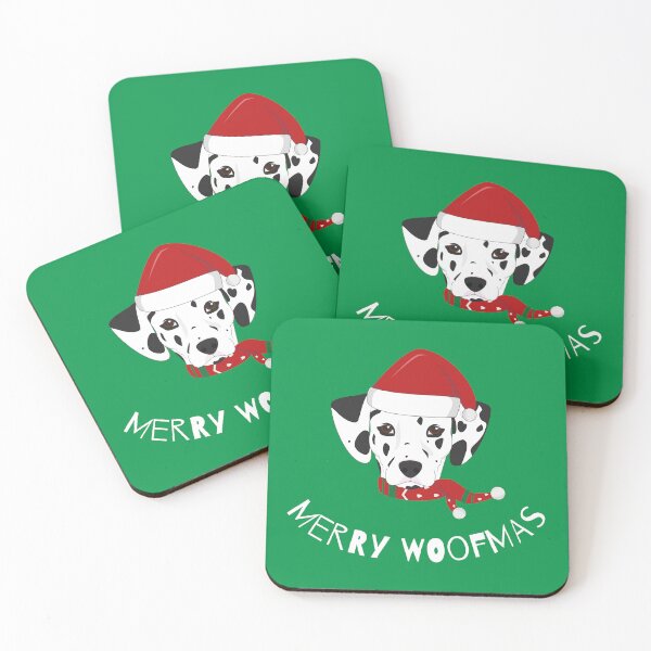 Item preview, Merry Woofmas | Dalmation | White designed and sold by annemyne.