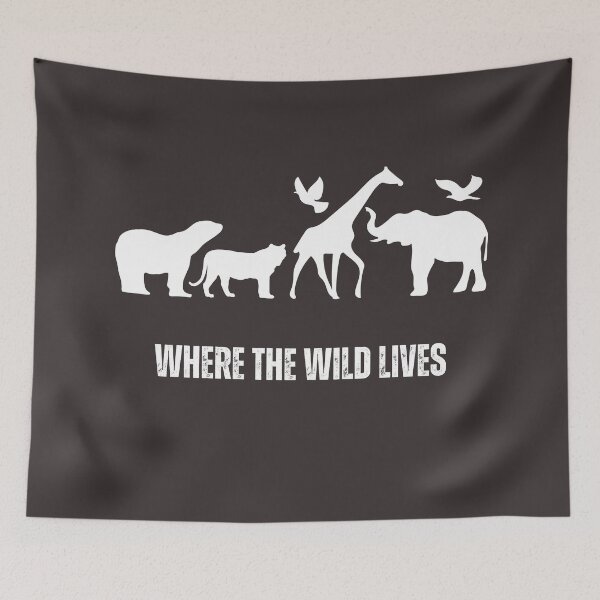 Item preview, Where The Wild Lives | Animal Design designed and sold by AkithSelling.