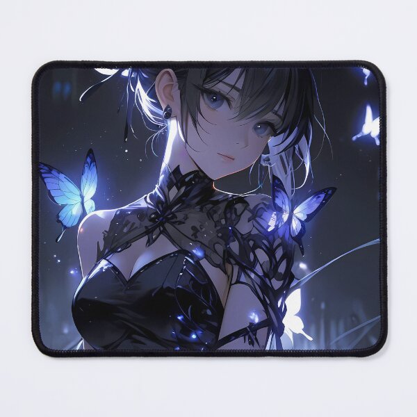 Item preview, Shinobu Kocho Dark Butterfly Fantasy Demon Slayer Anime designed and sold by thedarvills.