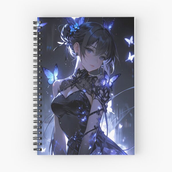 Item preview, Shinobu Kocho Dark Butterfly Fantasy Demon Slayer Anime designed and sold by thedarvills.
