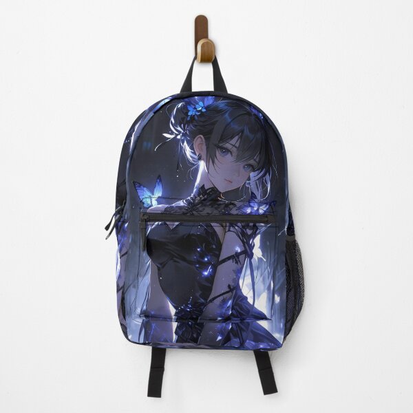 Item preview, Shinobu Kocho Dark Butterfly Fantasy Demon Slayer Anime designed and sold by thedarvills.
