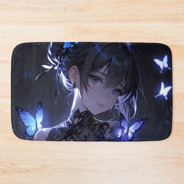 Item preview, Shinobu Kocho Dark Butterfly Fantasy Demon Slayer Anime designed and sold by thedarvills.
