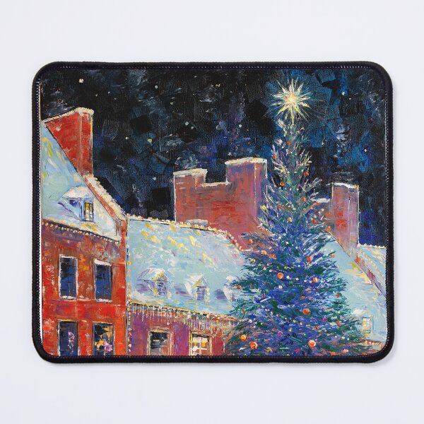 Item preview, Christmas Night in the Old Town designed and sold by Natalia_Shchip.